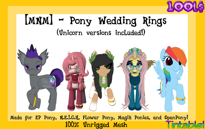 [MNM] - Pony Wedding Rings [UPDATE 2023]