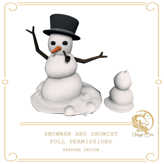 Full Perm SnowMan And SnowCat