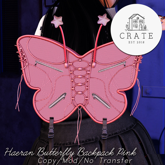 Haeran Butterfly Backpack - Pink
