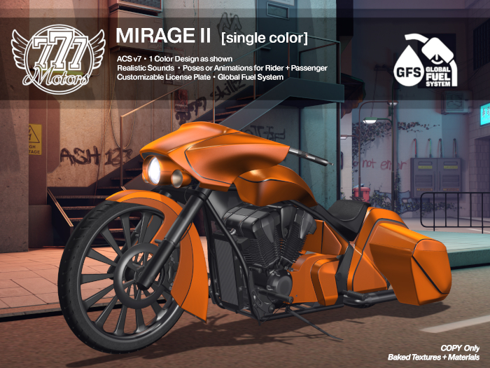 [777] Mirage II - Orange (Add)