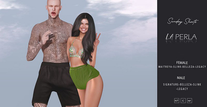 {LP} -  Sunday Shorts Female and Male
