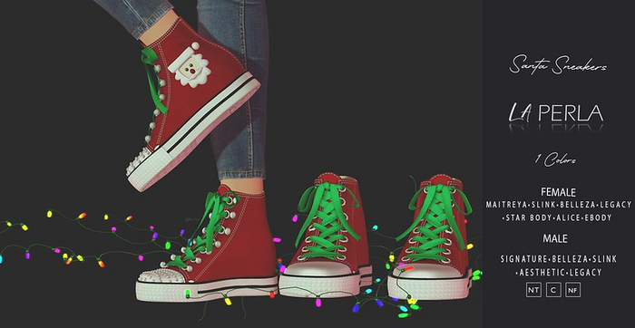 {LP} - Santa Sneakers