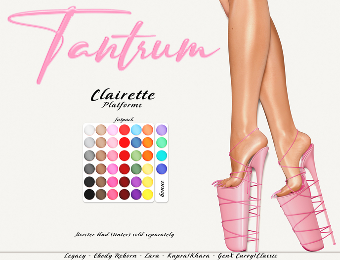 Tantrum - Clairette Platforms - Fatpack 