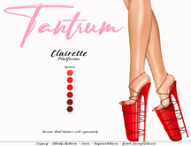 Tantrum - Clairette Platforms - Lipsticks