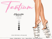 Tantrum - Clairette Platforms - Monochromes 