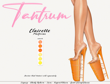 Tantrum - Clairette Platforms - Sunsets 