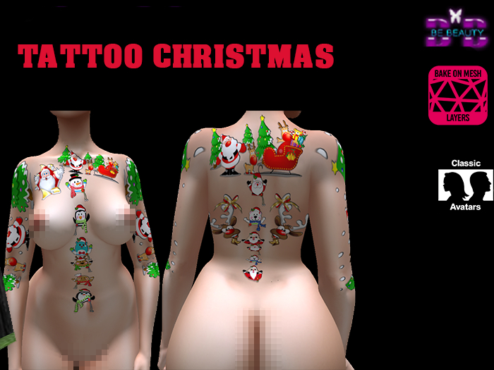 Be Beauty-TATTOO CHRISTMAS-BOM