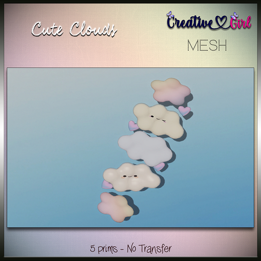 ::CG:: Cute Clouds 01