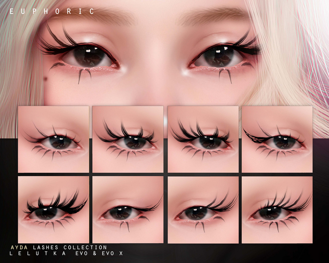 EUPHORIC . Ayda Lashes . LeLUTKA Evo X