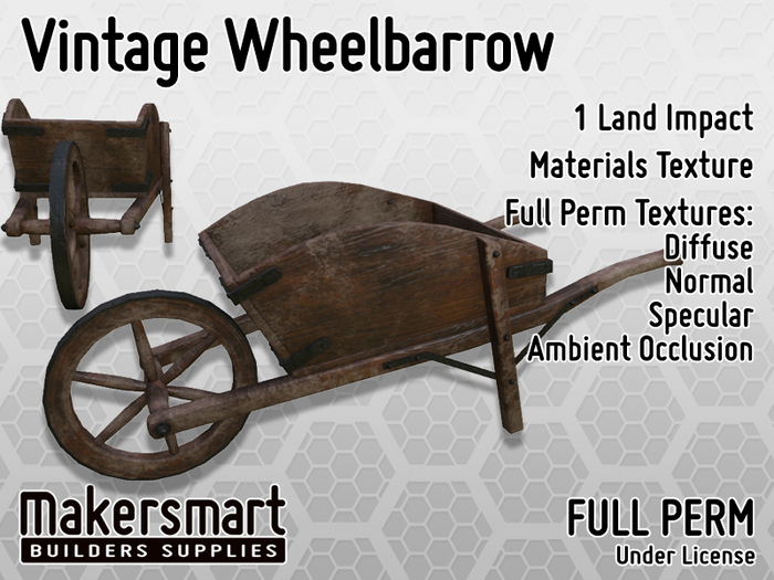 Makersmart: Vintage Wheelbarrow