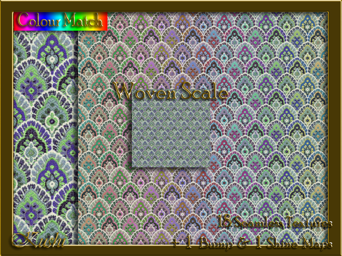 Woven Scale Seamless Texture Pack