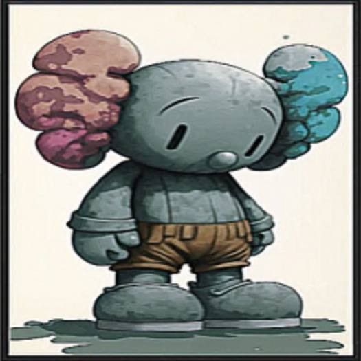 "down clown" wall art