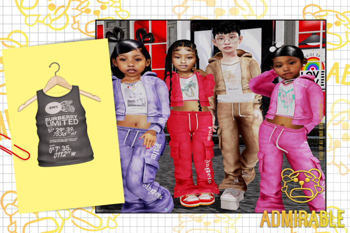 Admirable- Ash Tank Top.(BurberryG)