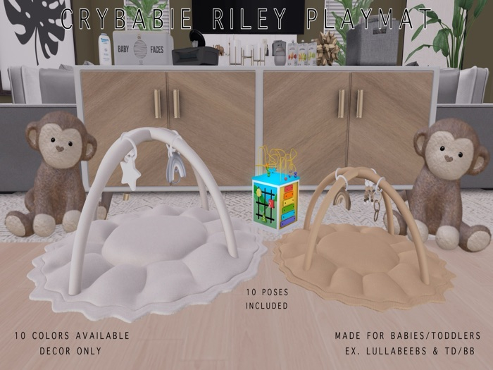 "Crybabie" Riley Playmat (Blue)