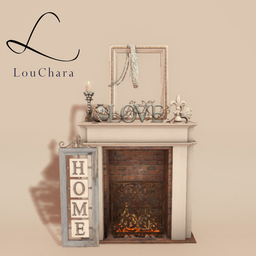 LouChara Elsa Fireplace 