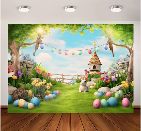 Easter Bunny Sky Texture