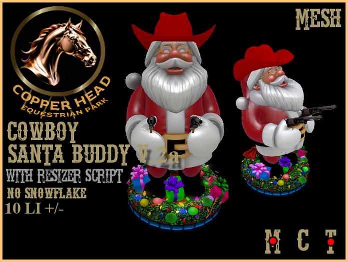 Cowboy Santa Buddy Display v2a 