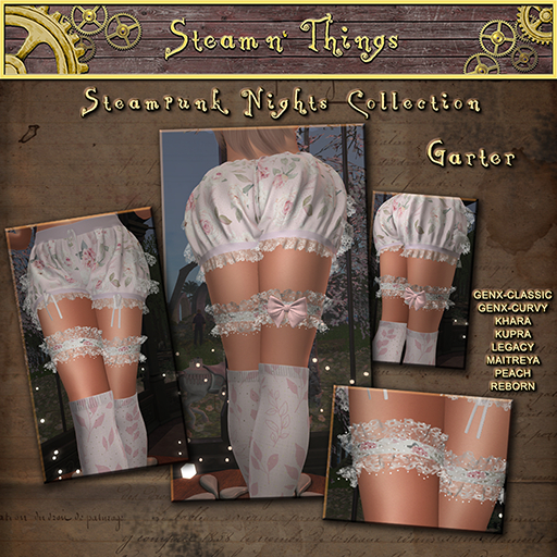 Steampunk Nights Collection Garter