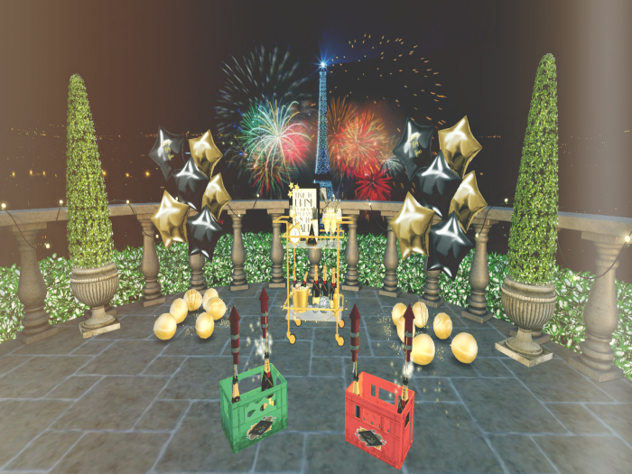 Firework Box (red & Green) on off
