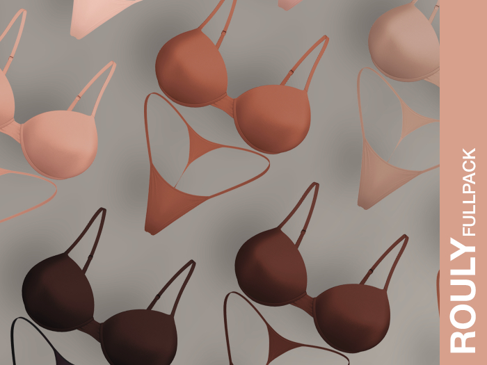 ROULY Shapes :: Smooth Curves Underwear Set - Fullpack
