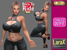C.CHANTAL Complete Biker Outfit BORN TO RIDE #19 [ Maitreya LaraX / Lara X ]
