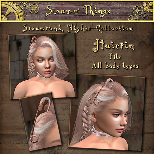 Steampunk Nights Collection Hair Pin