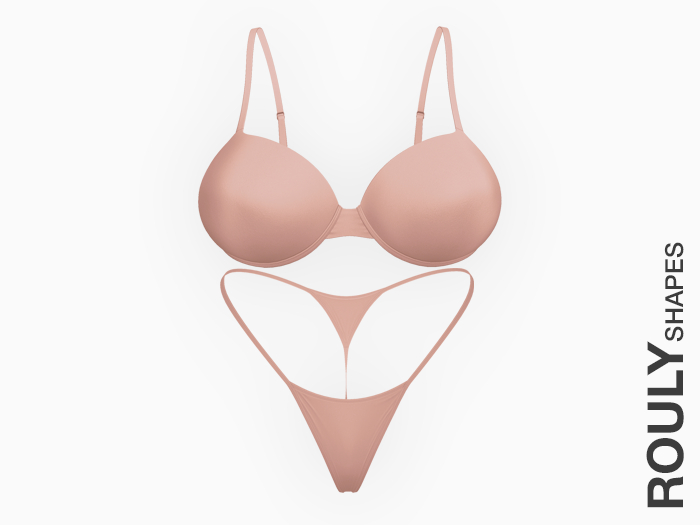 ROULY Shapes :: Smooth Curves Underwear Set - Mica