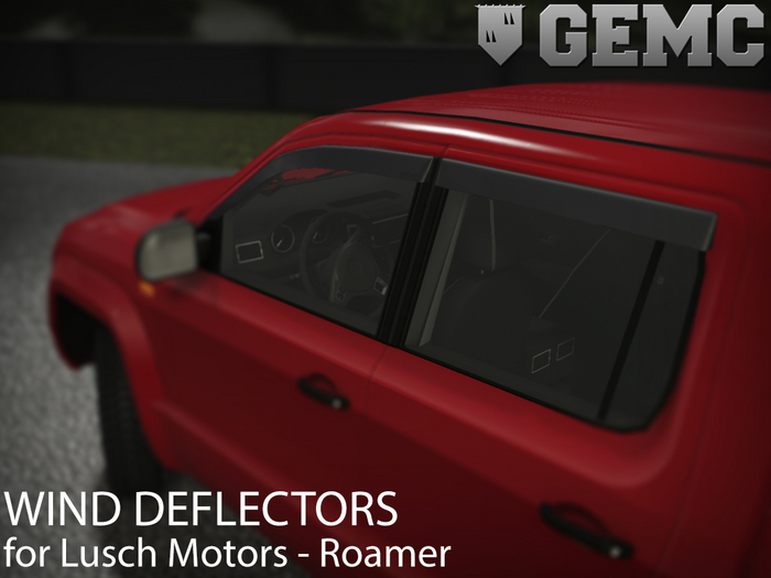 Wind deflectors for Lusch Motors - Roamer