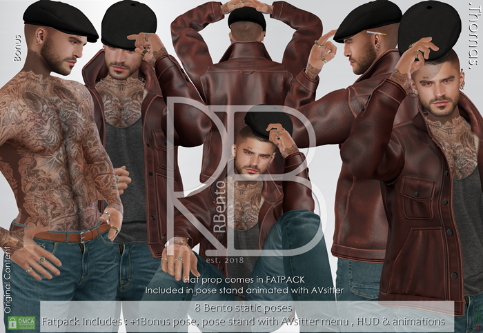 ::R.Bento:: Thomas Bento static poses with Prop -ADD-