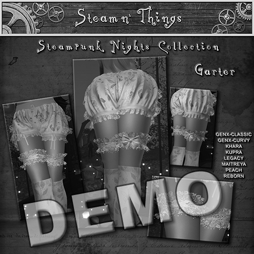 Steampunk-Nights Collection Garter DEMO