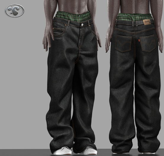 RANGER_BAGGY DENIM_BLACK