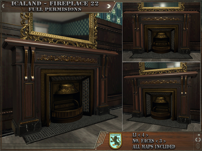Icaland - Fireplace 22 FP