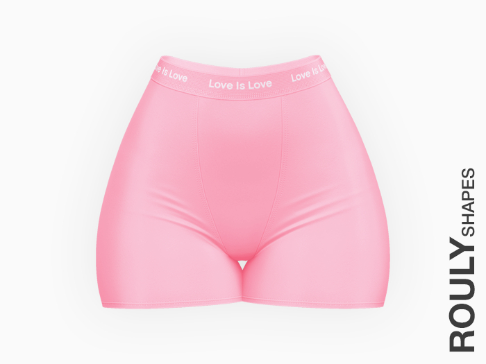 ROULY Shapes :: "Unite" Boxers - Female - Blush