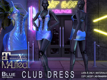 LaraX Only COPY/MOD MALified: Club Dress (Blue)