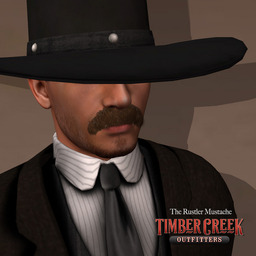 [Timber Creek] The Rustler Mustache-Light Brown