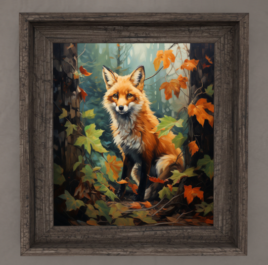 **O.D ** Fox Painting II - 1LI