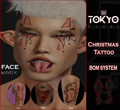 Tokyo Story Christmas Tattoo