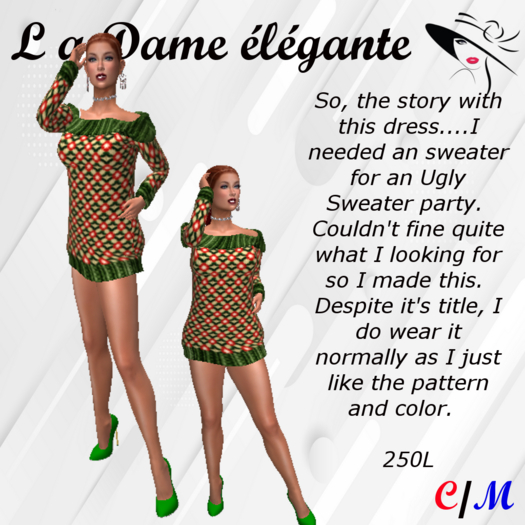 Green Sweater Dress Box