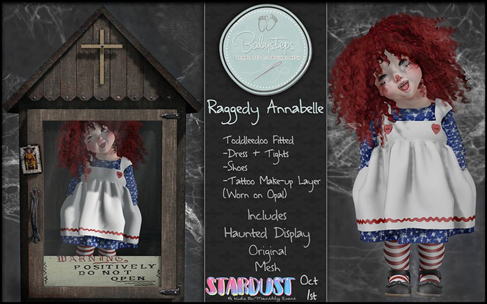 {Babysteps} Raggedy Annabelle (WEAR)