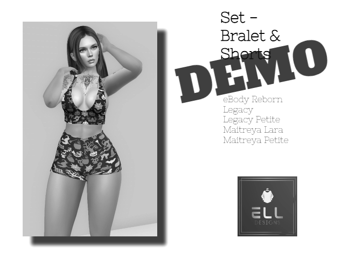 [ADDME] ELL - DEMO BRALET, SHORTS