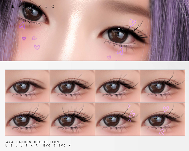 E U P H O R I C . Aya Lashes . Demo