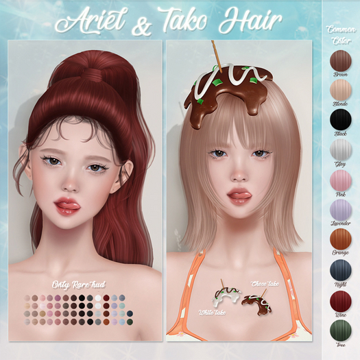 VCO ~ Taco hair . Risizer [ Orange ] (Wear)