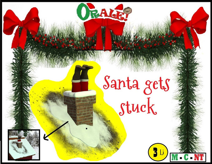 Santa gets stuck (BOX)
