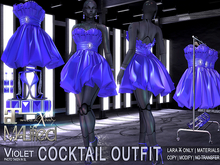 LaraX Only COPY/MOD MALified: Cocktail Outfit (Violet)