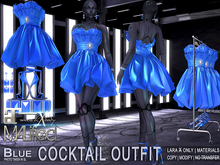 LaraX Only COPY/MOD MALified: Cocktail Outfit (Blue)