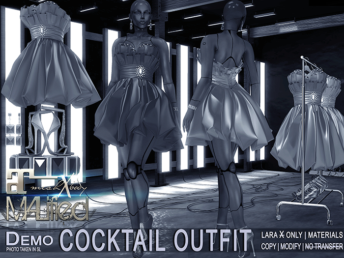 LaraX Only DEMO MALified: 6x Cocktail Outfitts