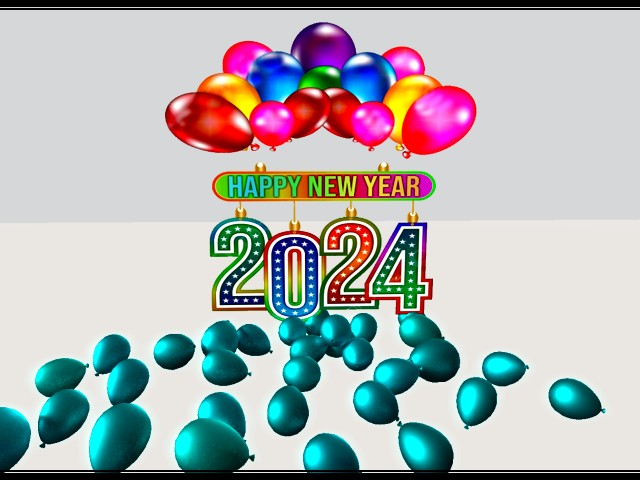 [AE] Photo Backdrop - 2024 Happy New Year  4