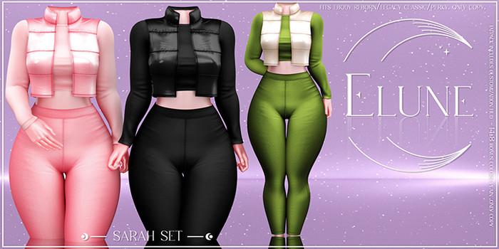 Elune. Sarah Top/Pants - Yellow