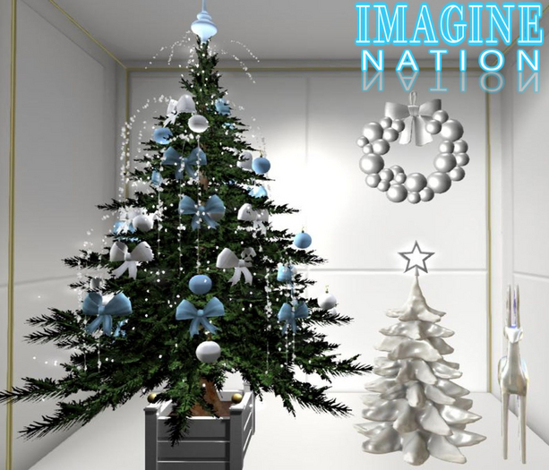 Crystal Teardrop Christmas Tree & accessories