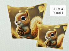 PL0011 Squirrell Pillow Duo
